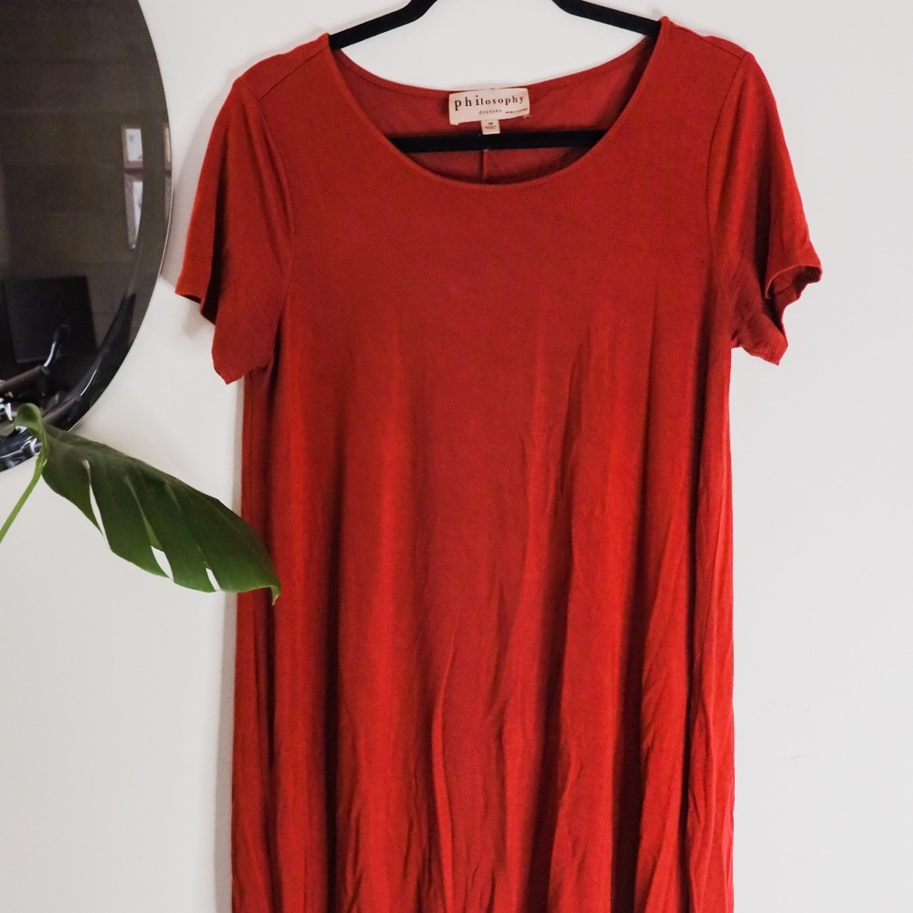 Red High-Low Dress